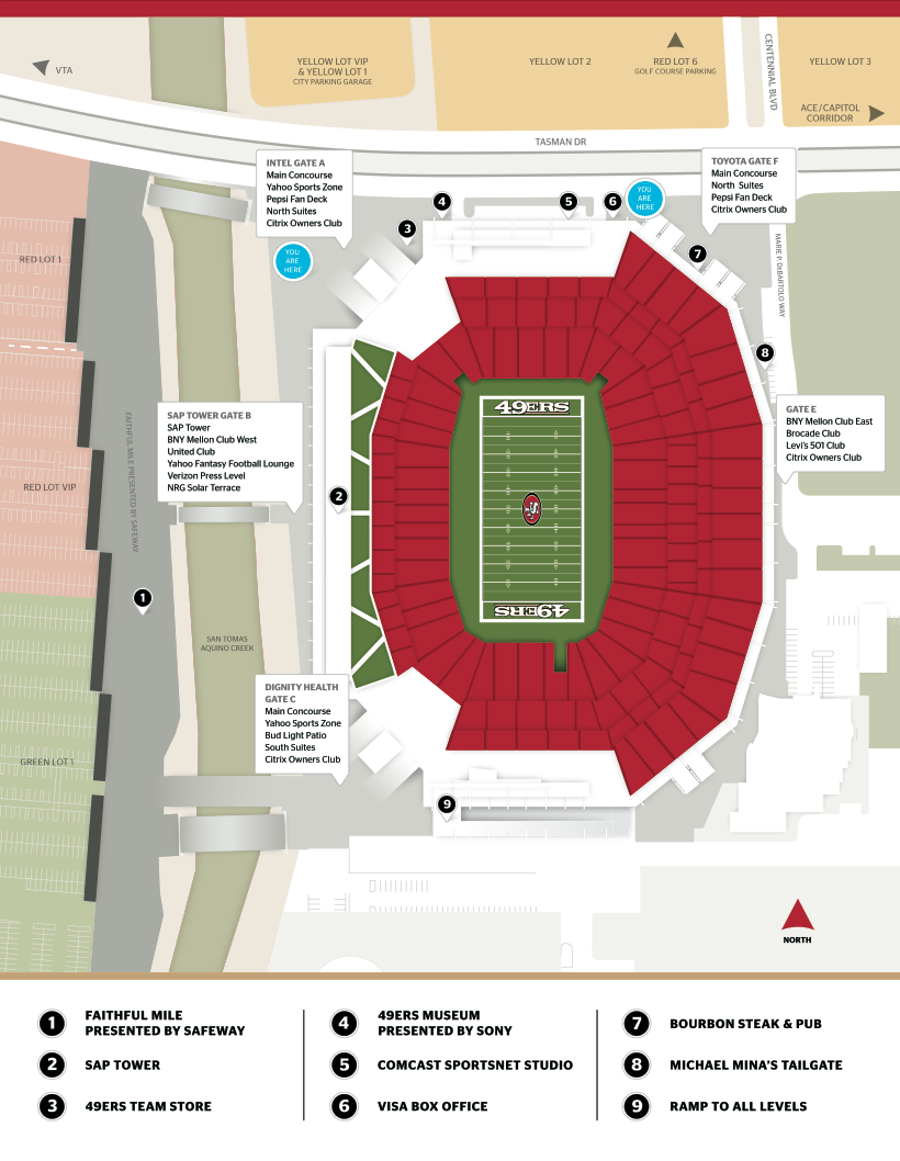 U2 Levi S Stadium Seating Chart