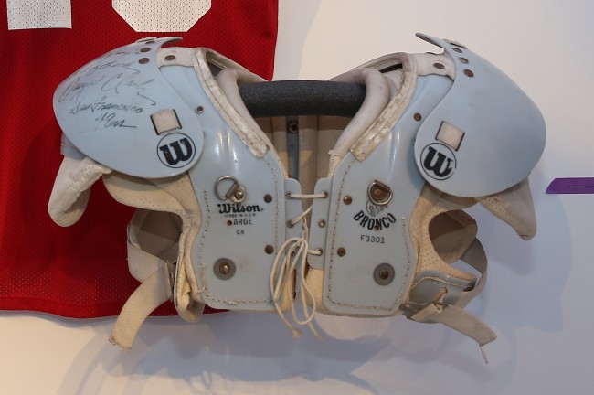 Dwight Clark Shoulder Pads