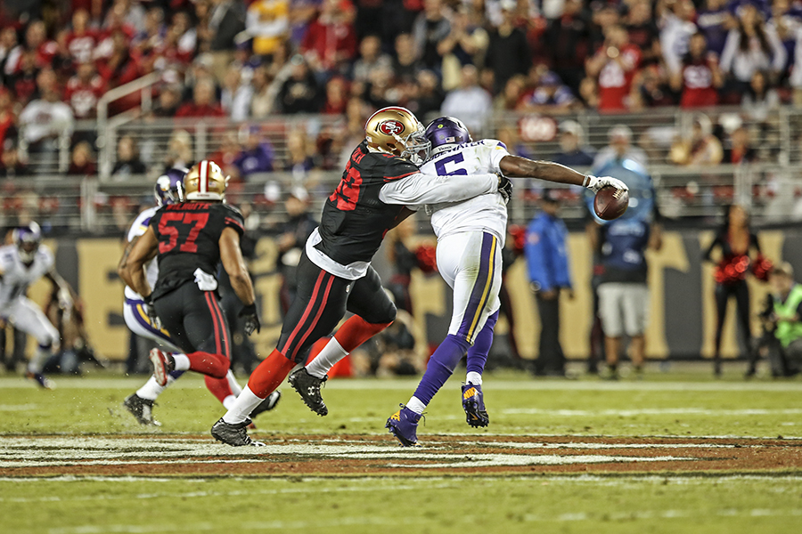 September 14, 2015:  The  San Francisco 49ers vs Minnesota Vikings. The 49ers win against  the Vikings 20-3 at Levi's Stadium in santa Clara, CA. (Photo © 49ers 2015) (49ers Photo)