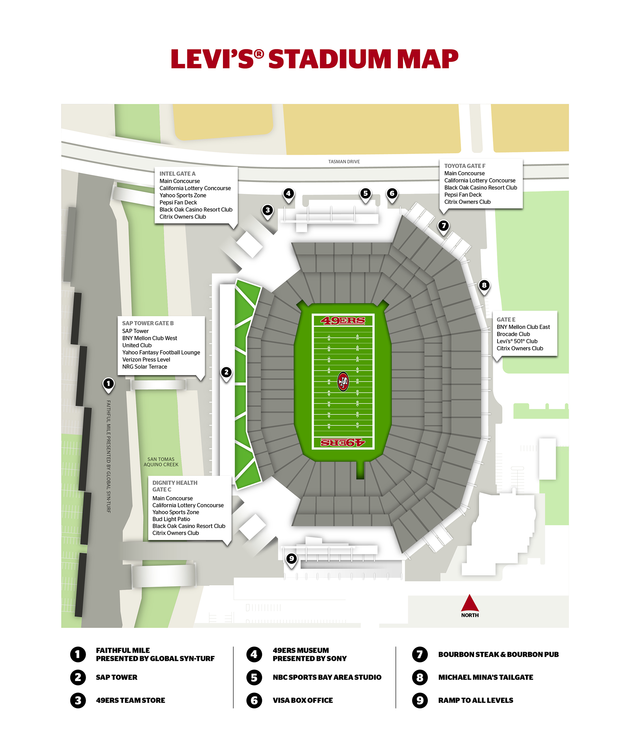 Forty Niners Stadium Seating Chart