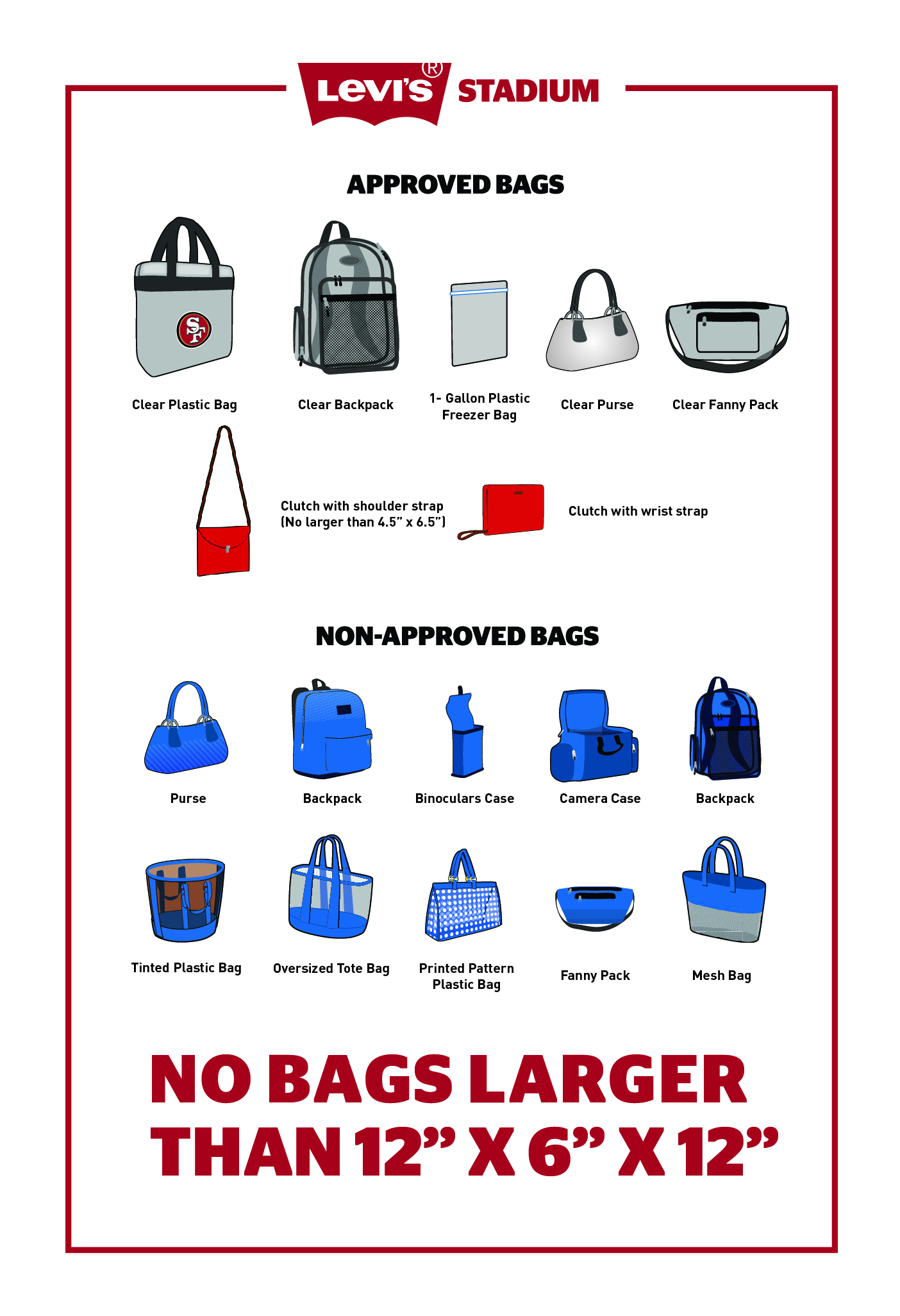 Introduce 112+ images toyota stadium bag policy In.thptnganamst.edu.vn