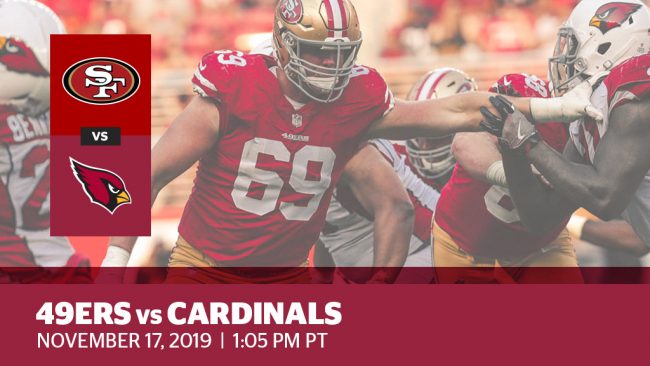 Week 11: 49ers vs. Cardinals