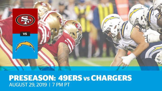 Preseason Week 4: 49ers vs. Chargers