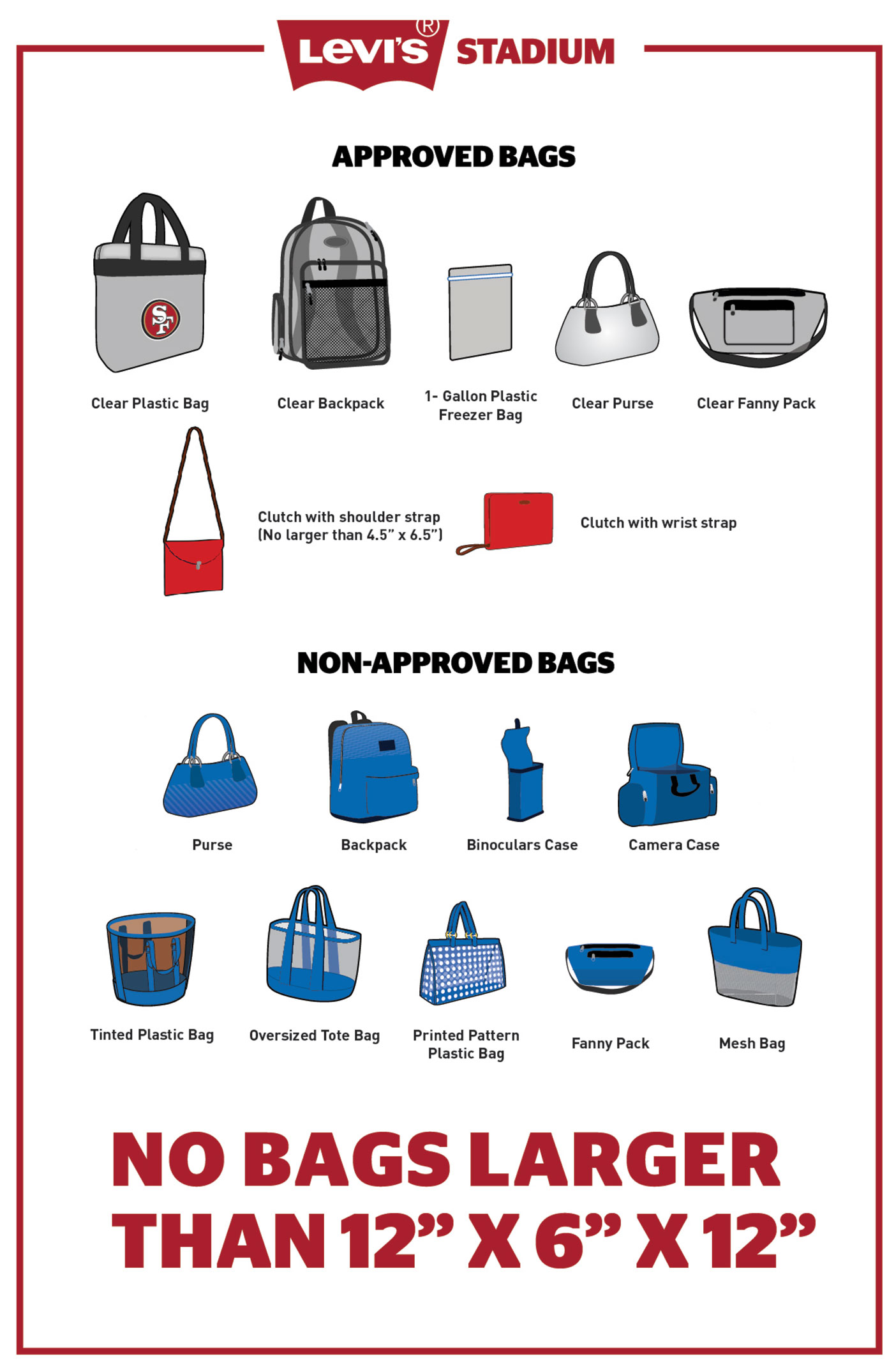 clear bag policy examples