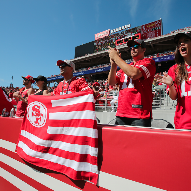 49ers Game Photo - Fans