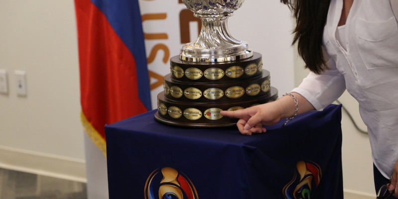 Photo Opportunity with the Official Copa Trophy