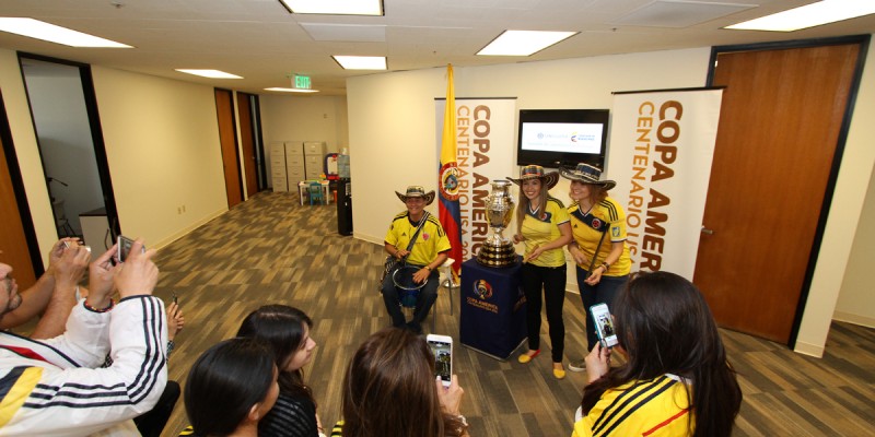 Photo Opportunity with the Official Copa Trophy