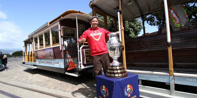 Photo Opportunity with the Official Copa Trophy