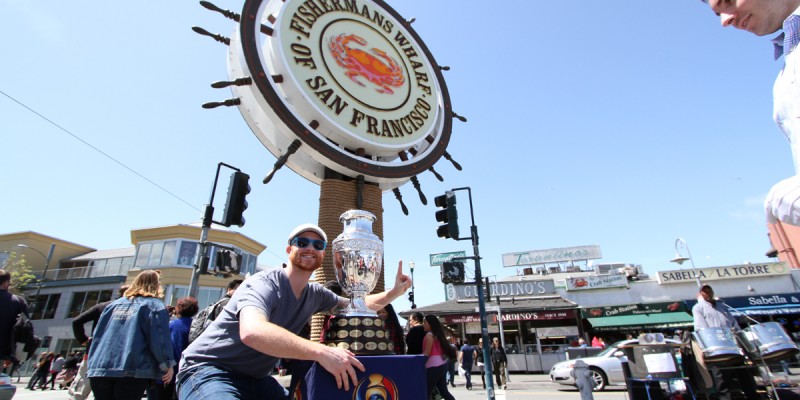 Photo Opportunity with the Official Copa Trophy