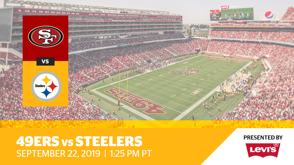 49ers vs Steelers Levi's® Stadium