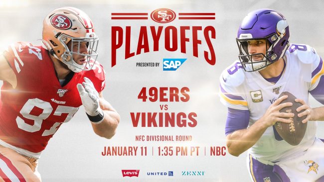 NFC Divisional Round Playoff Game: 49ers vs. Vikings - Levi's® Stadium