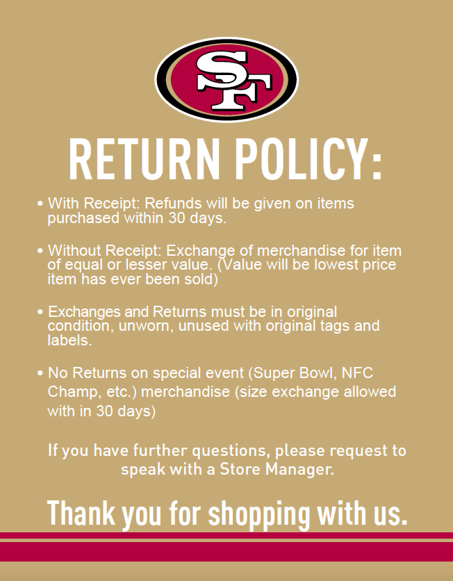 49ers shop store