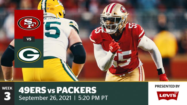 packers vs 49ers game today