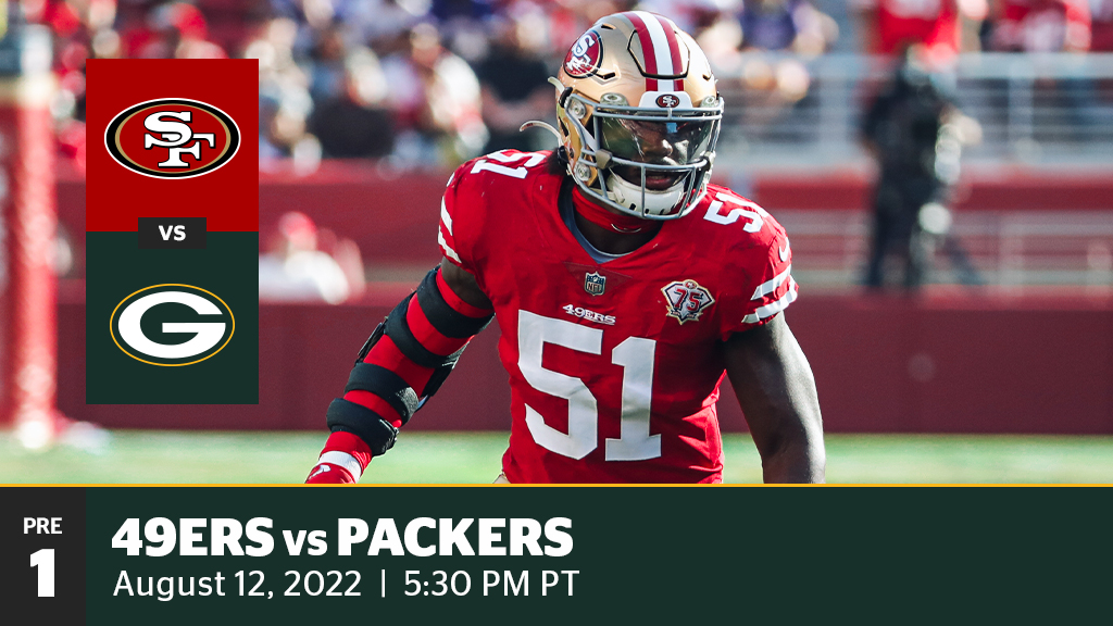 San Francisco 49ers' Tomasi Laulile during an NFL preseason football game  against the Green Bay Packers in Santa Clara, Calif., Friday, Aug. 12, 2022.  (AP Photo/Godofredo A. Vásquez Stock Photo - Alamy