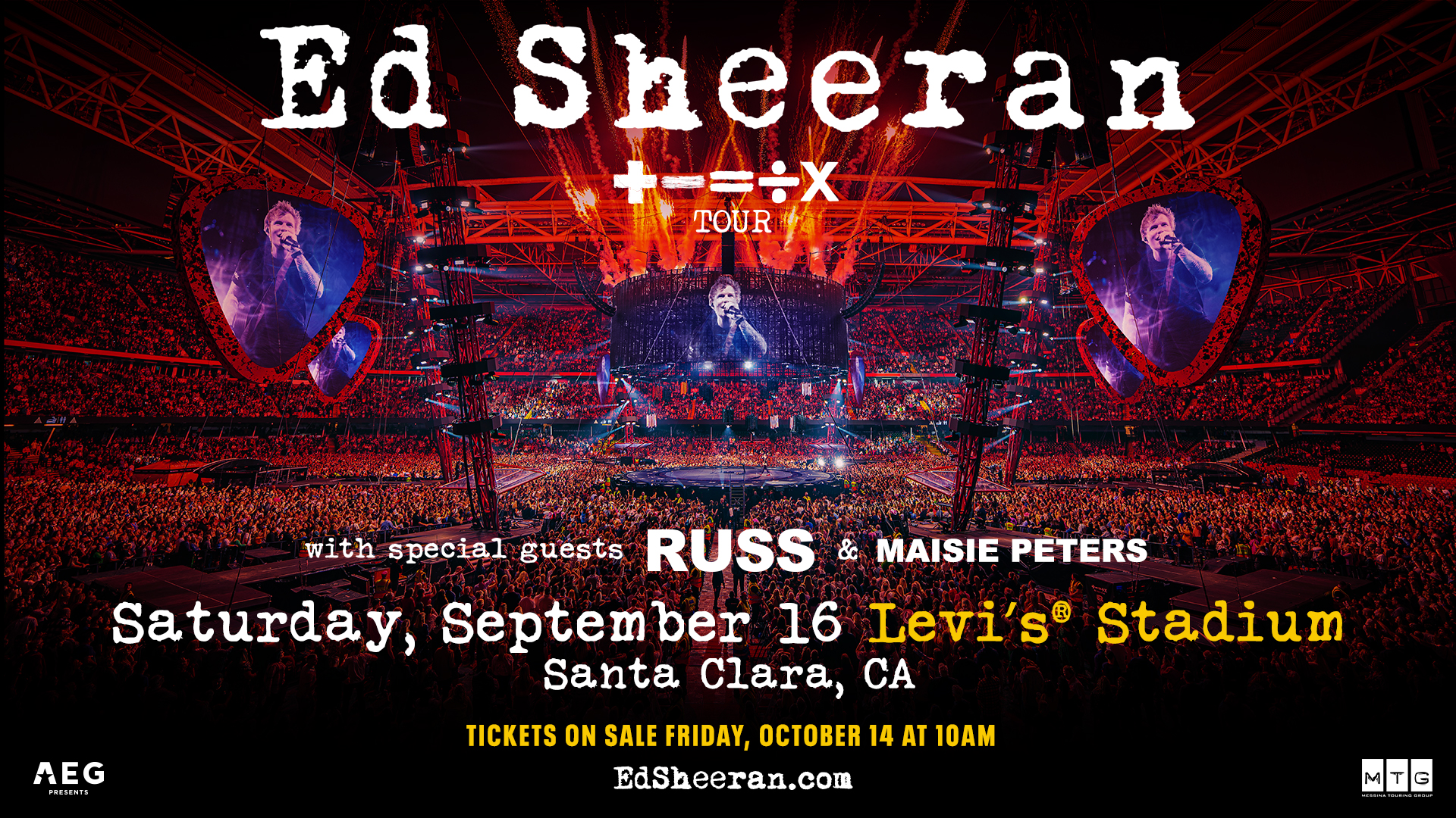 Actualizar 61+ imagen ed sheeran levi’s stadium