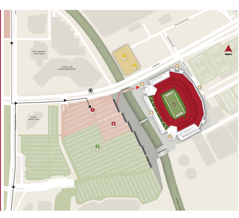 Parking Lot Maps - Levi's® Stadium