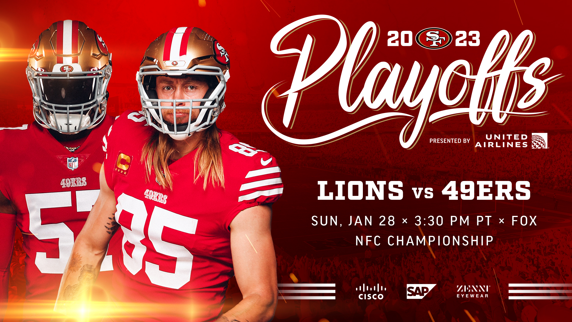 49ers vs. Lions  NFC CHAMPIONSHIP - Levi's® Stadium