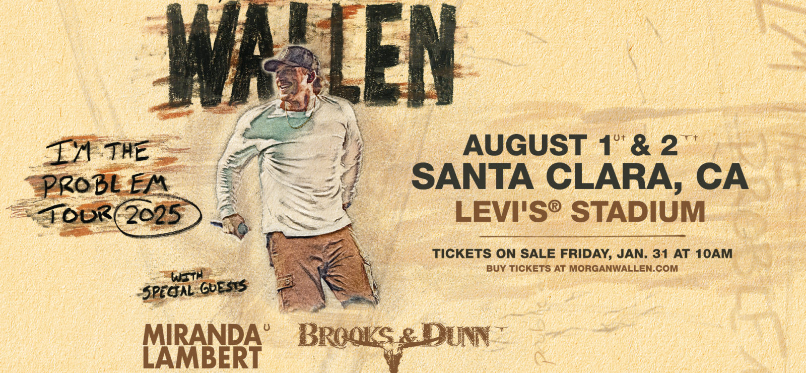 I’M THE PROBLEM WALLEN SETS 2025 TOUR, REVEALS TITLE OF 4TH